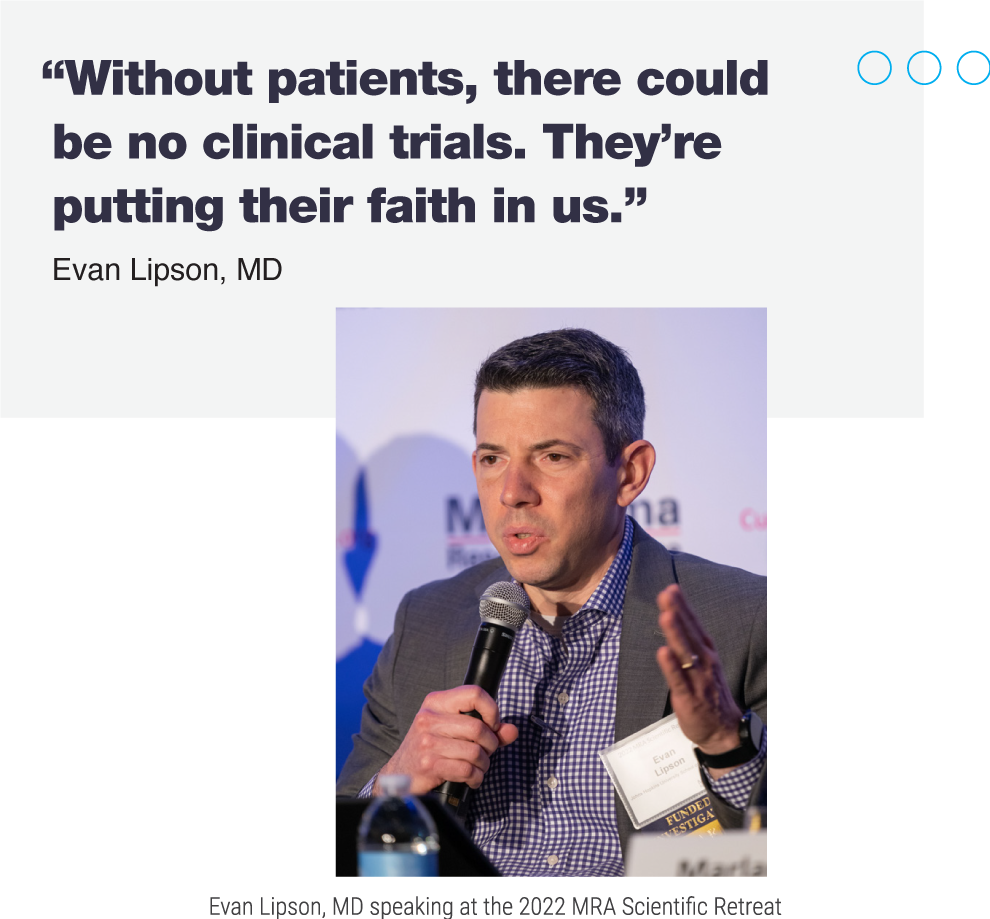 Patients are faithful in the clinical trials